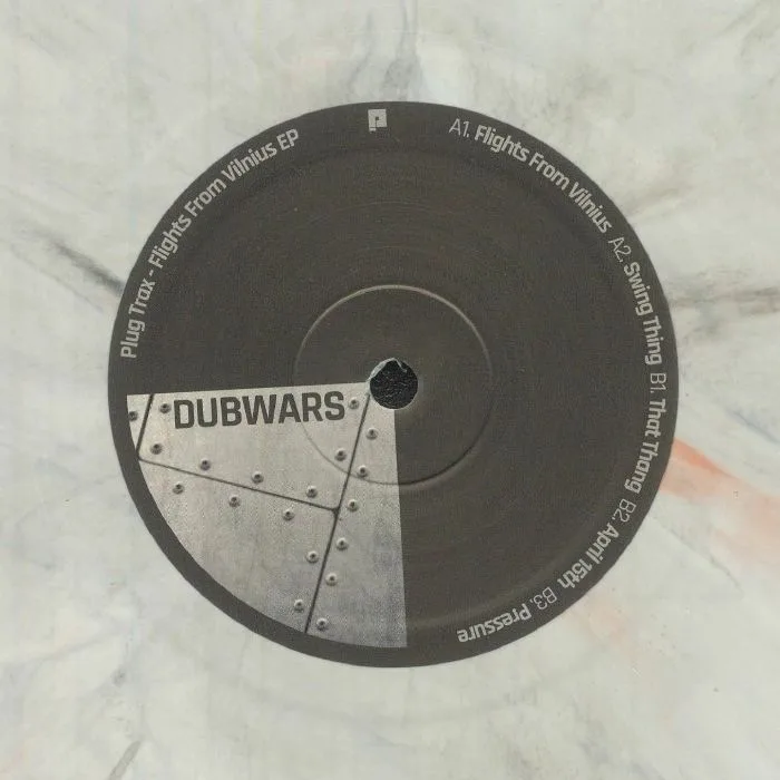 Back cover — PLUG TRAX — Flights From Vilnius EP