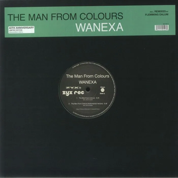 Лицевая сторона обложки — WANEXA — The Man From Colours (40th Anniversary Edition)