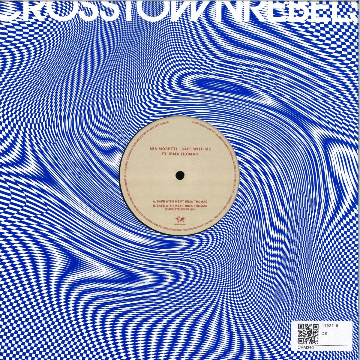 Back cover — Mia Moretti — Safe With Me ft. Irma Thomas (Incl. Tiger Stripes Remix)