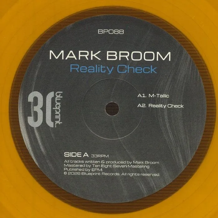 Лицевая сторона обложки — Mark BROOM — Reality Check