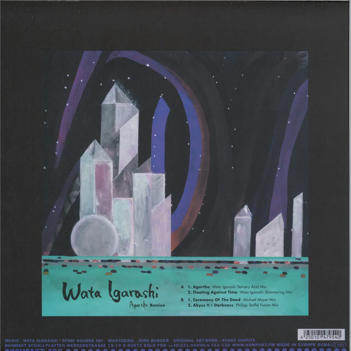 Back cover — Wata Igarashi — Agartha Remixe