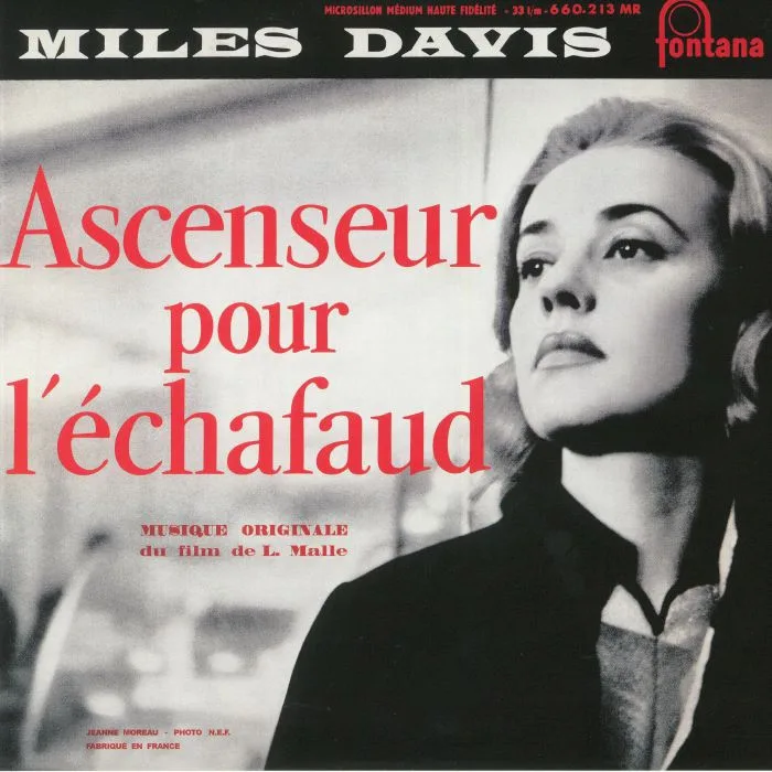 Лицевая сторона обложки — Miles DAVIS — Ascenseur Pour L'Echafaud (Soundtrack)
