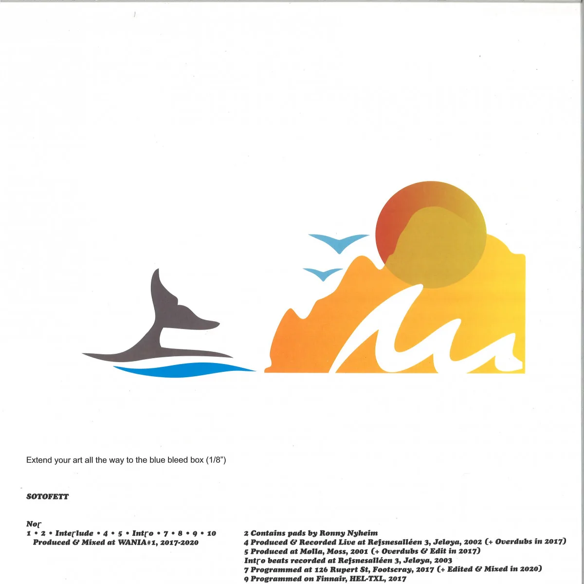 Back cover — Dj Sotofett — Nor LP