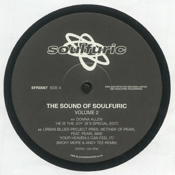Front cover — Donna ALLEN / URBAN BLUES PROJECT / PEARL MAE / GABRIEL RENE — The Sound Of Soulfuric Vol 2
