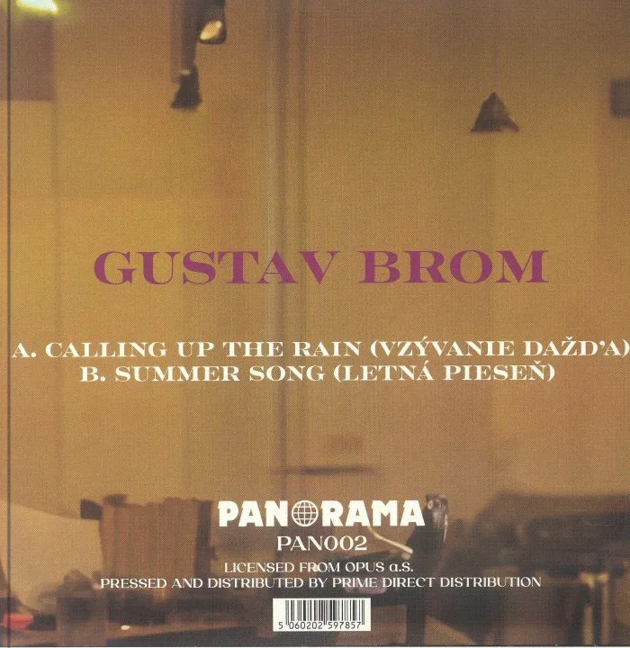 Обратная сторона обложки — Gustav BROM — Calling Up The Rain