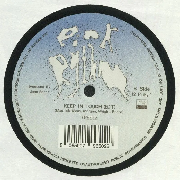 Back cover — FREEEZ — Keep In Touch (reissue)