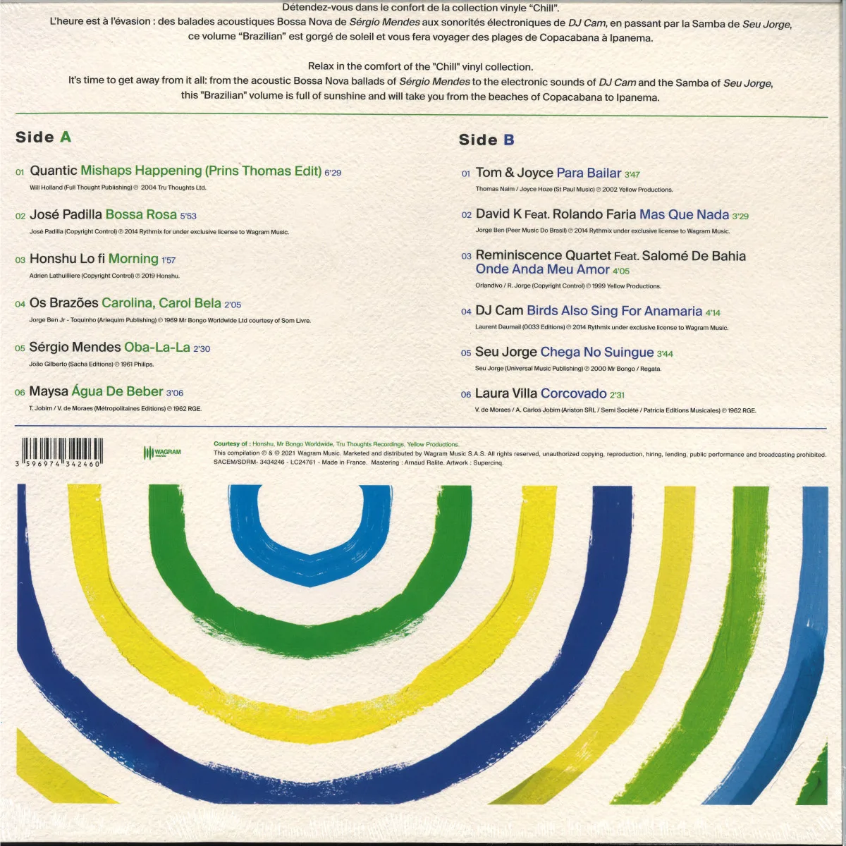 Back cover — Various — BRAZILIAN CHILL
