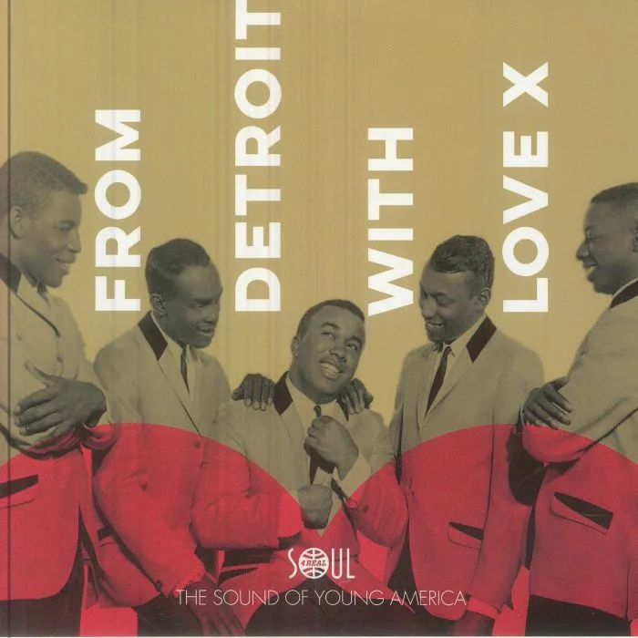 Лицевая сторона обложки — Marvin GAYE / CHRIS CLARK / THE SPINNERS / DAVID RUFFIN — From Detroit With Love X