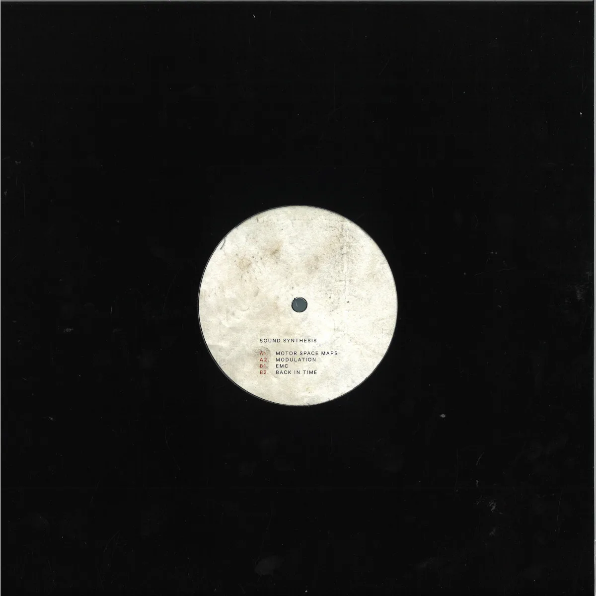 Back cover — Sound Synthesis — Motor Space Maps EP