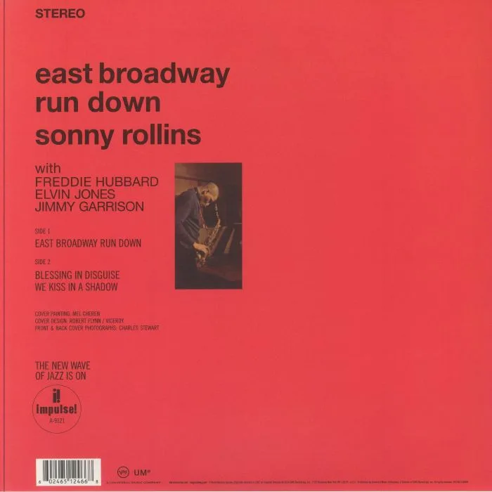Обратная сторона обложки — Sonny ROLLINS — East Broadway Run Down (Acoustic Sounds Series)