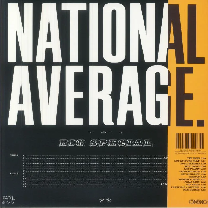 Back cover — BIG SPECIAL — National Average