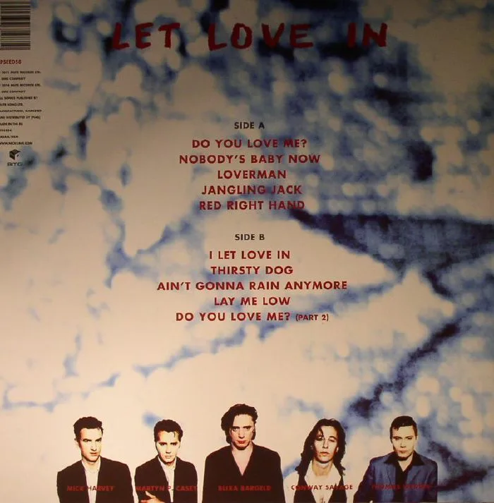 Back cover — Nick CAVE & THE BAD SEEDS — Let Love In