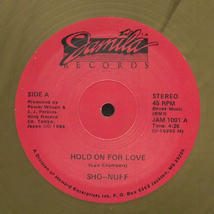 Front cover — SHO NUFF — Hold On For Love (reissue)
