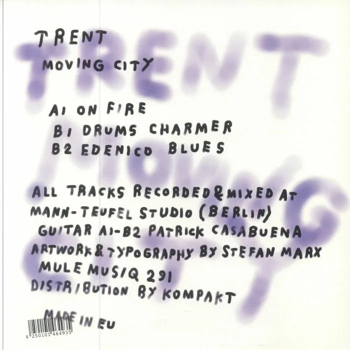 Обратная сторона обложки — TRENT — Moving City