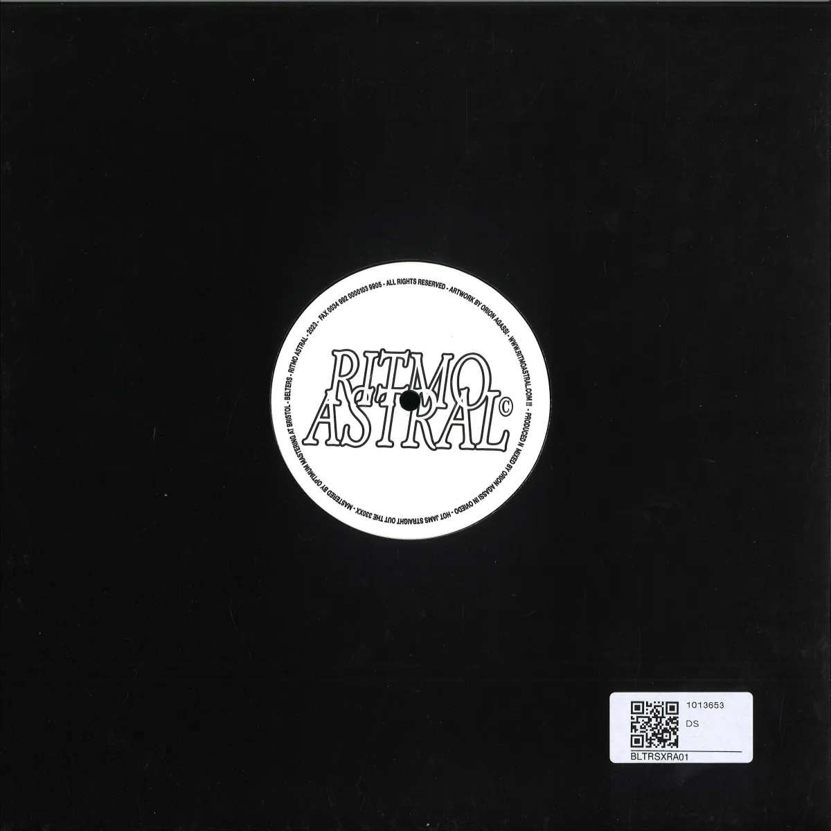 Back cover — Orion Agassi — Hot Jams Straight Out The 330XX !!