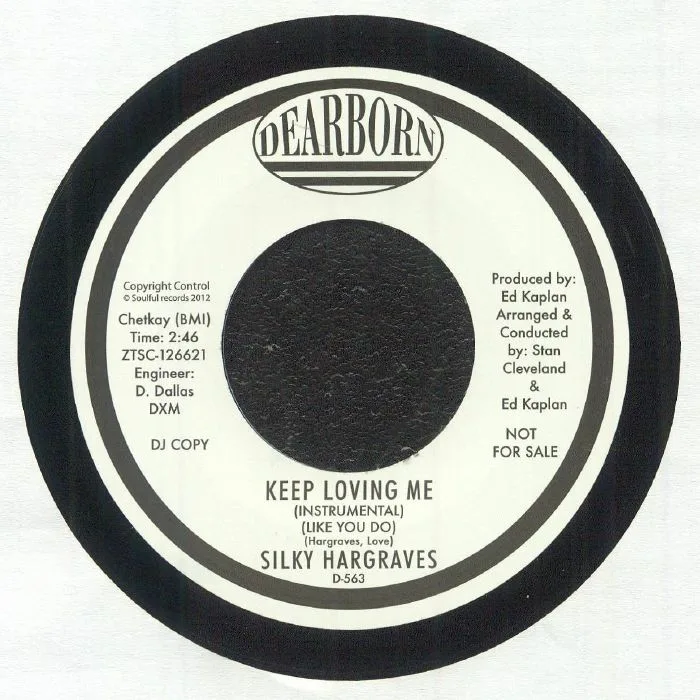 Back cover — Silky HARGRAVES — Keep Loving Me (Like You Do) (reissue)