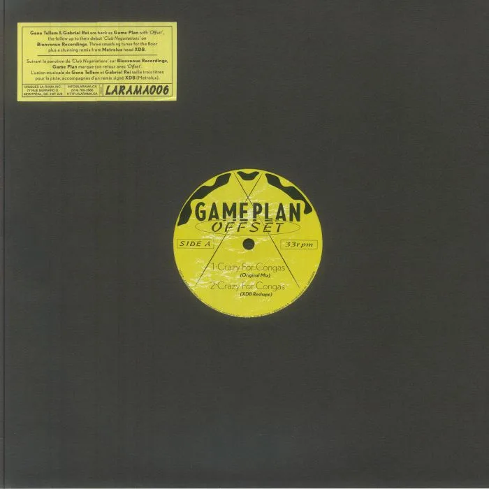 Front cover — GAME PLAN aka GENE TELLEM & GABRIEL REI — Offset