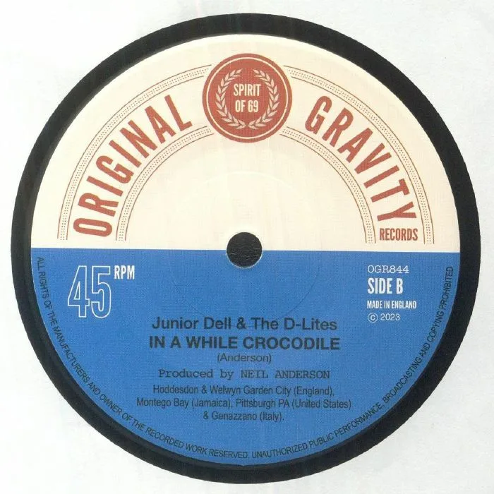 Back cover — JUNIOR DELL & THE D LITES — See You Later Alligator