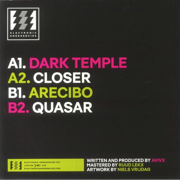 Back cover — AVIVX — Dark Temple