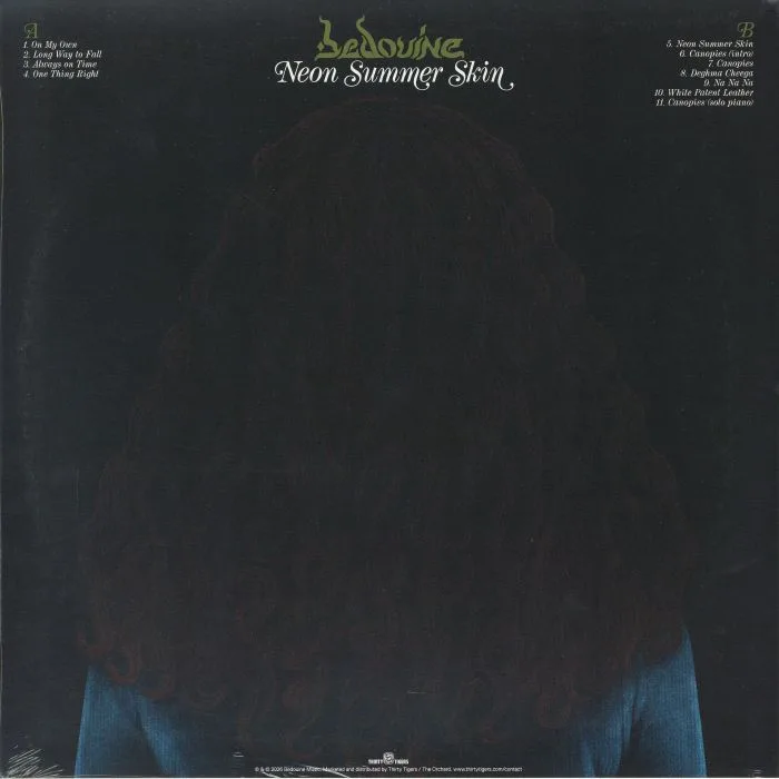 Back cover — BEDOUINE — Neon Summer Skin