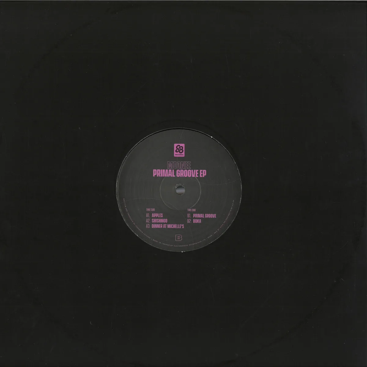 Back cover — Moonee — Primal Groove