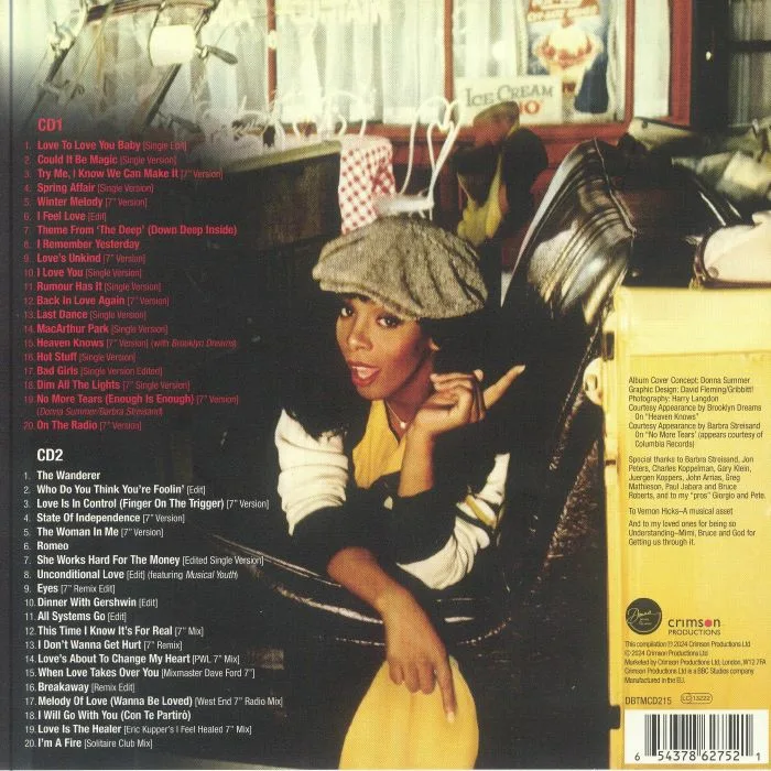 Back cover — Donna SUMMER — Donna Summer: On The Radio Greatest Hits (Expanded Edition)