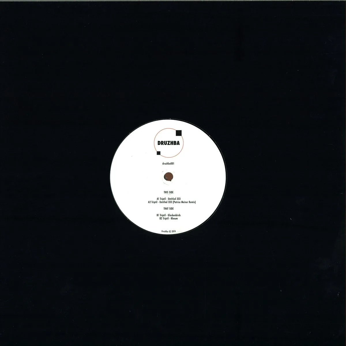 Back cover — Triptil — Untitled 333