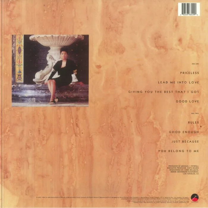 Back cover — Anita BAKER — Giving You The Best That I Got (reissue)