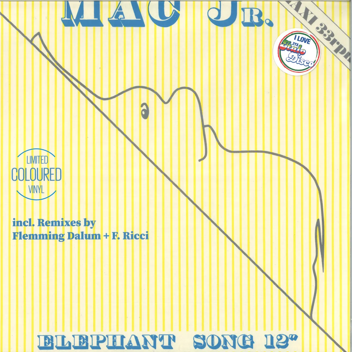 Лицевая сторона обложки — MAC JR — ELEPHANT SONG