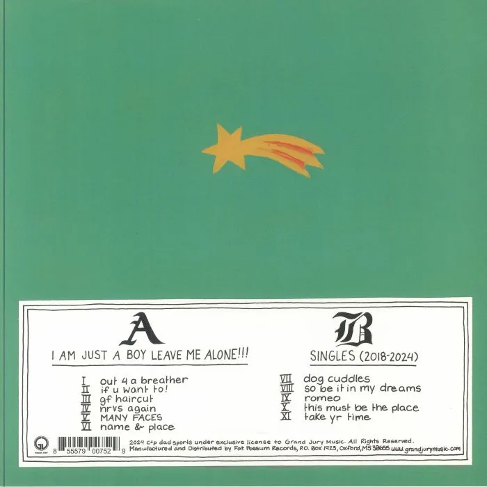Back cover — DAD SPORTS — I Am Just A Boy Leave Me Alone!!!