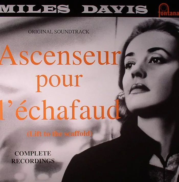 Лицевая сторона обложки — Miles DAVIS — Ascenseur Pour L'Echafaud