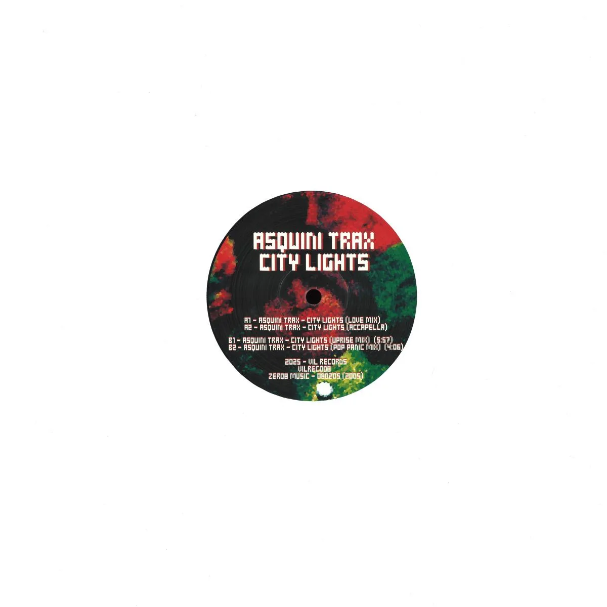 Обратная сторона обложки — Asquini Trax — City Lights