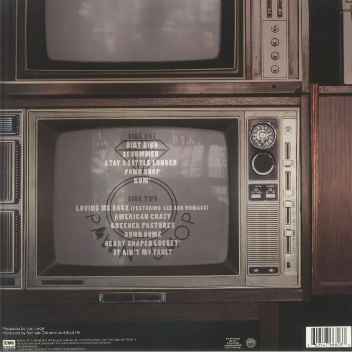 Back cover — BROTHERS OSBORNE — Pawn Shop