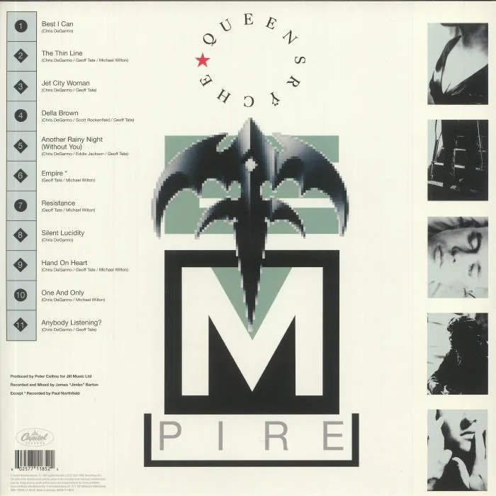 Обратная сторона обложки — QUEENSRYCHE — Empire