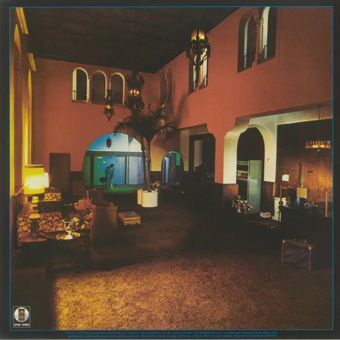 Обратная сторона обложки — The EAGLES — Hotel California