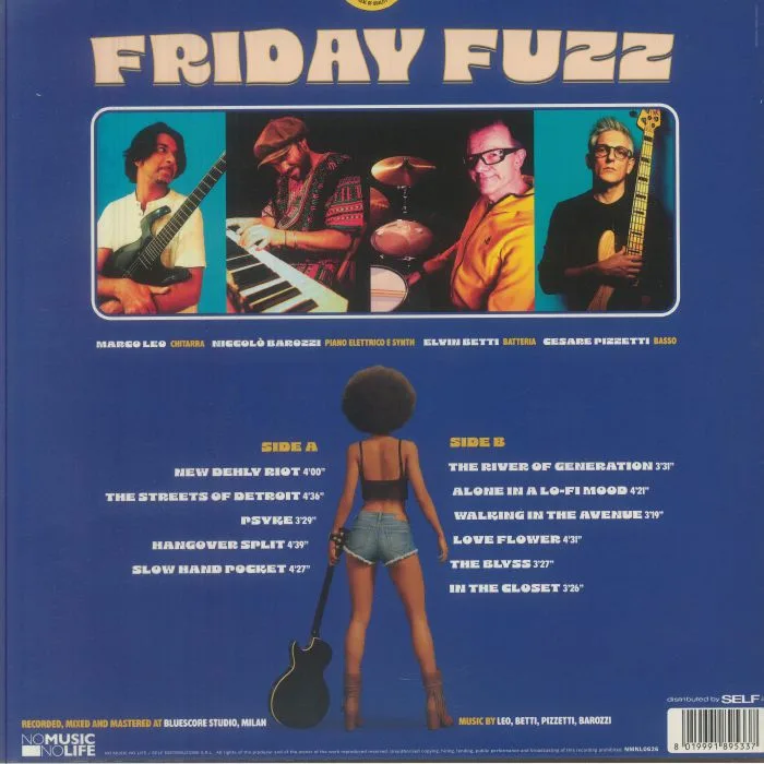 Обратная сторона обложки — FRYDAY FUZZ — Much Funk About Nothing