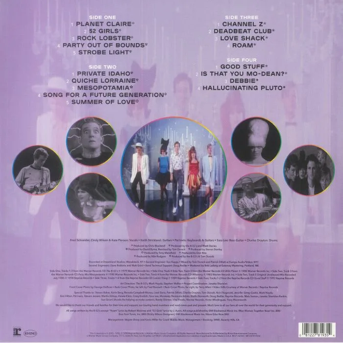 Обратная сторона обложки — The B52s — Time Capsule: Songs For A Future Generation