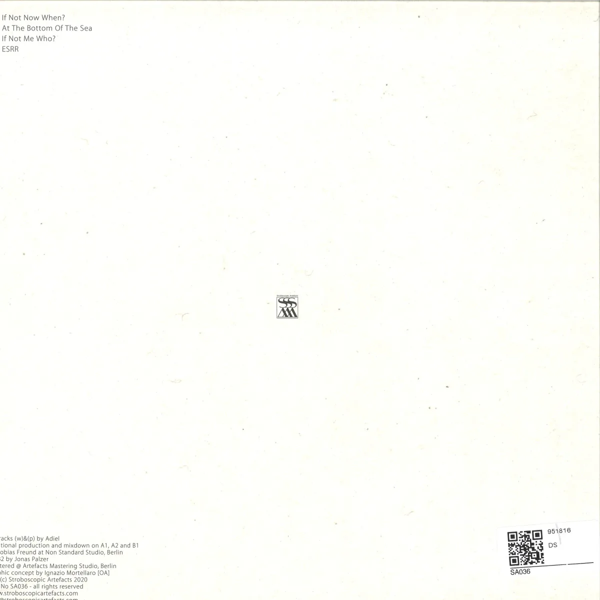 Back cover — Various — Symphony of Early Awake