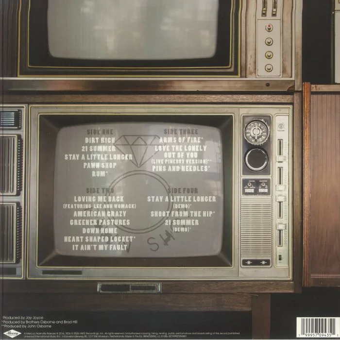 Back cover — BROTHERS OSBORNE — Pawn Shop (10th Anniversary Edition)