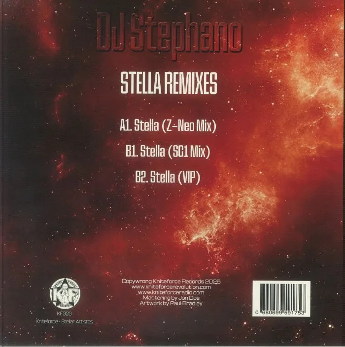 Back cover — DJ STEPHANO — Stella Remixes EP