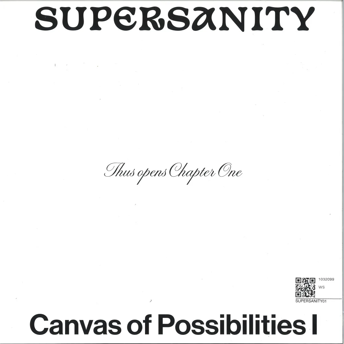 Back cover — Supersanity — Canvas of Possibilities I
