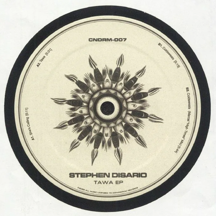 Front cover — Stephen DISARIO — Tawa EP