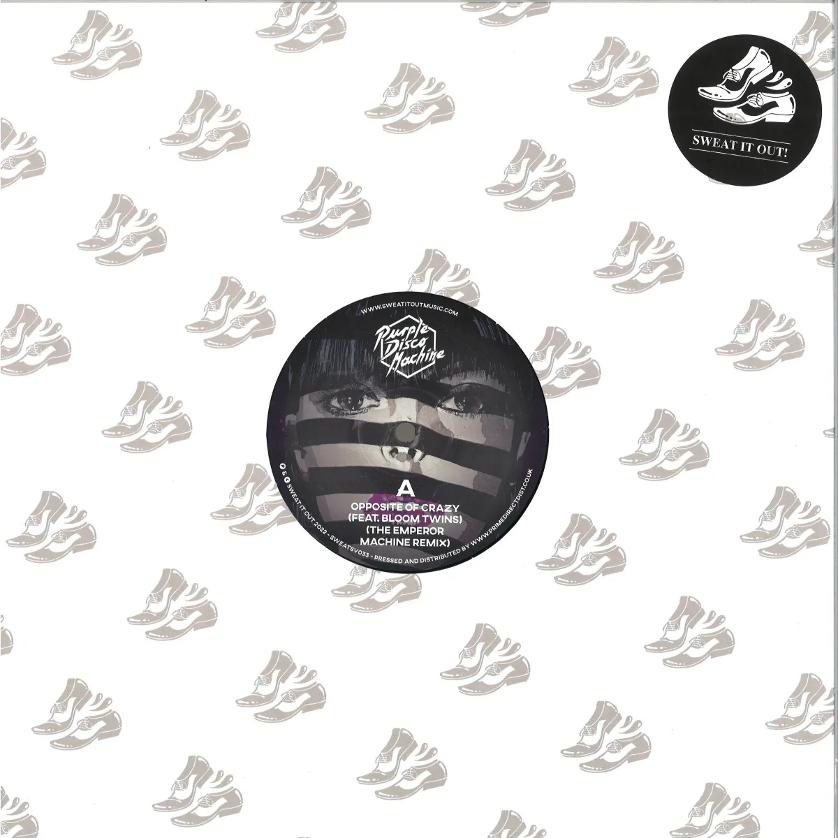 Лицевая сторона обложки — Purple Disco Machine — Opposite of Crazy / Loneliness - Remixes EP