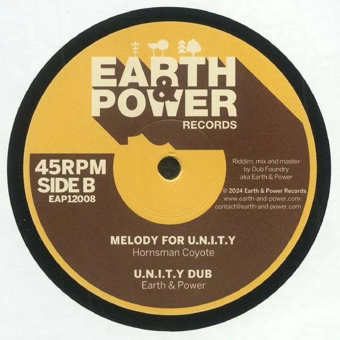 Обратная сторона обложки — RANKING FOX / EARTH & POWER / HORNSMAN COYOTE — UNITY