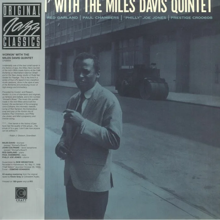 The MILES DAVIS QUINTET — Workin' With The Miles Davis Quintet
