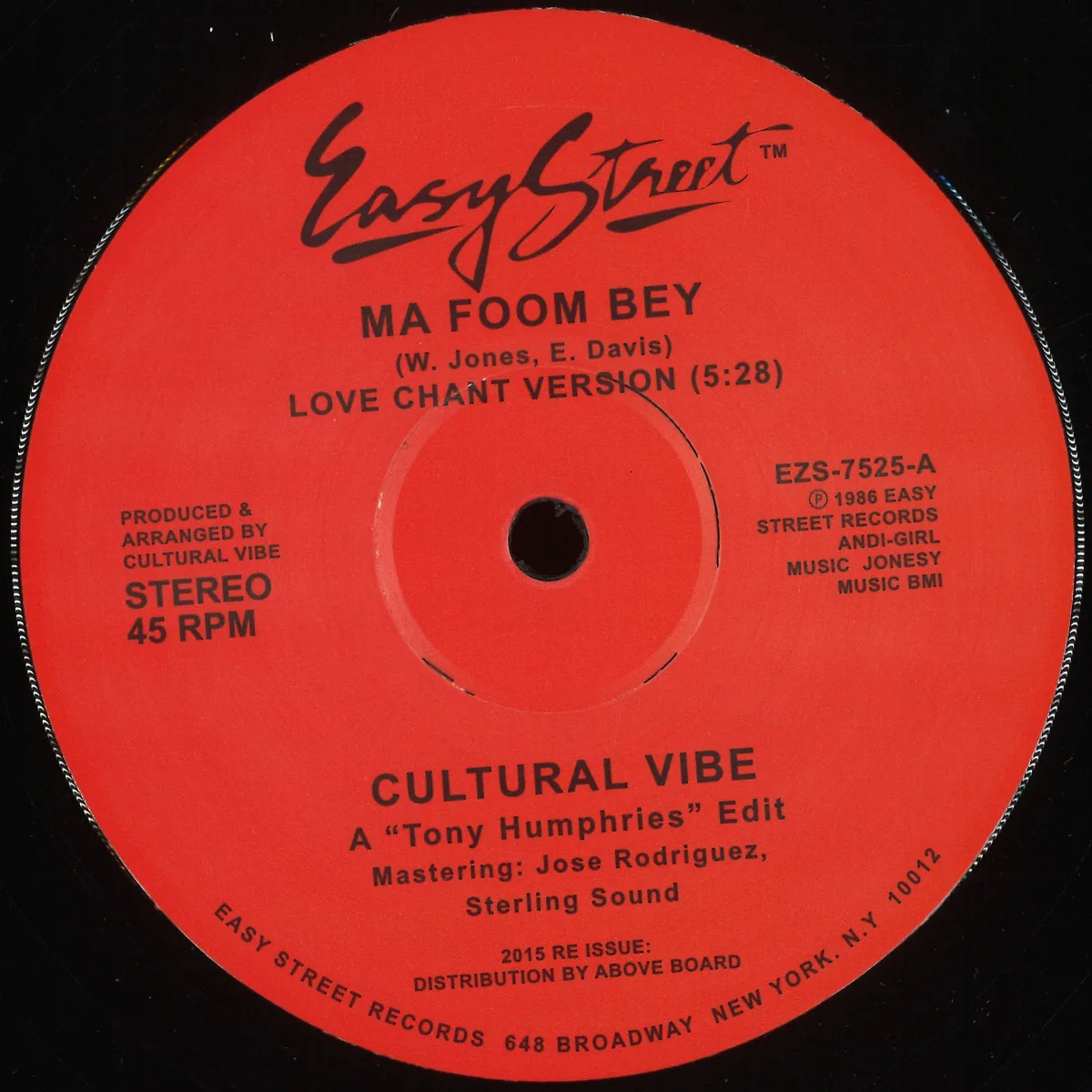 Cultural Vibe — Ma Foom Bey