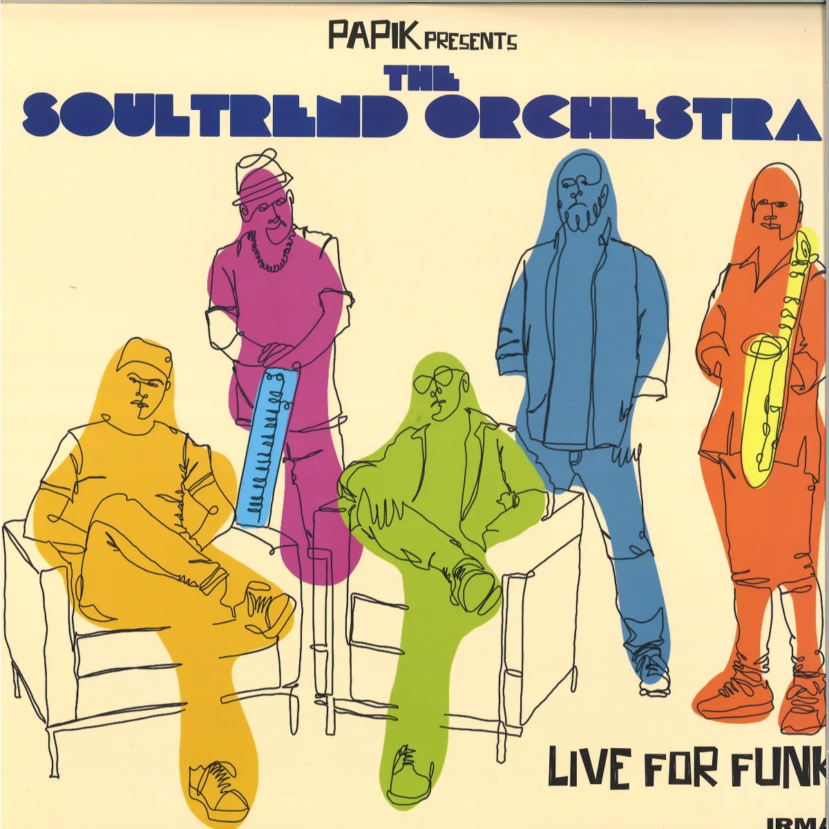 Papik&The Soultrend Orchestra — Live For Funk LP 2x12"