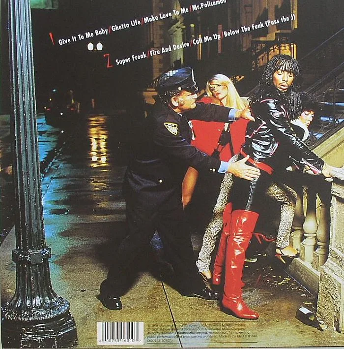 Обратная сторона обложки — Rick JAMES — Street Songs