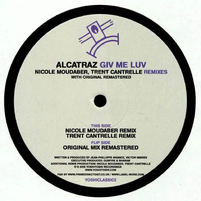 Лицевая сторона обложки — ALCATRAZ — Giv Me Luv (remixes)