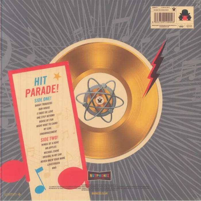Back cover — MADNESS — Hit Parade